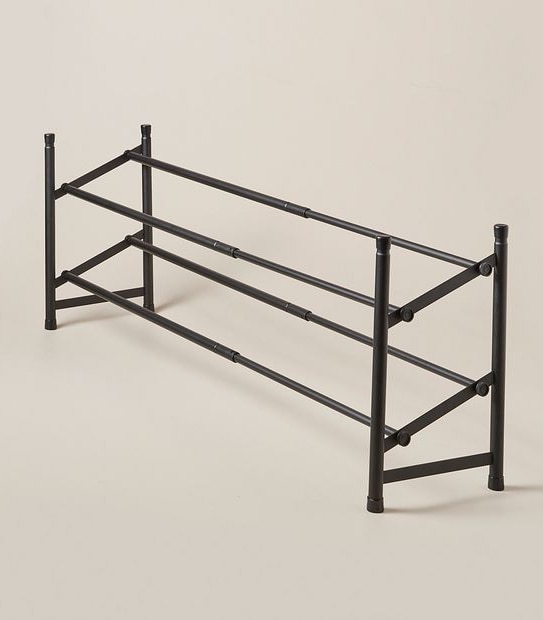 Two Tier Extendable Shoe Rack