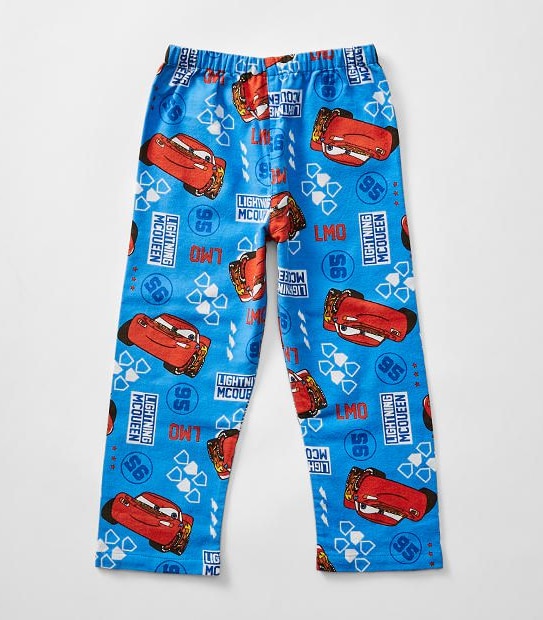 Disney Cars Lightning McQueen Flannelette Pyjama Set 4 of 5
