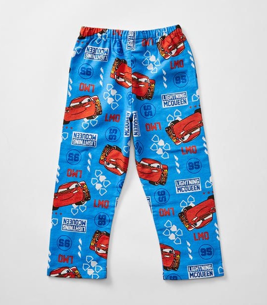 Disney Cars Lightning McQueen Flannelette Pyjama Set 5 of 5