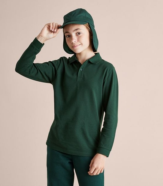 Kids Legionnaires School Hat - Bottle Green