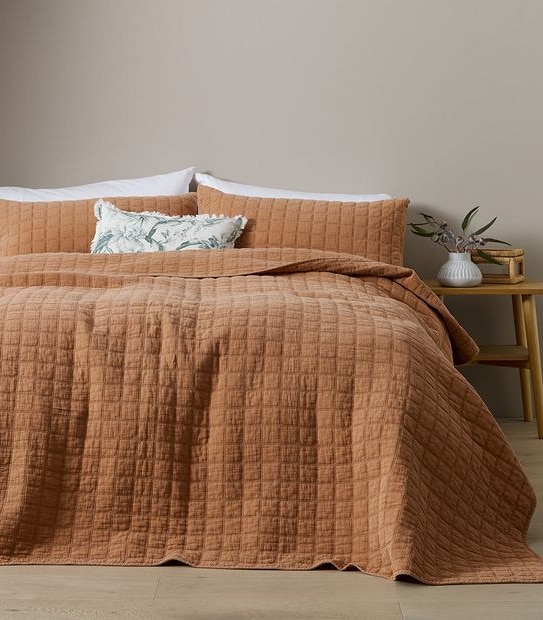 Ambrose Stonewash Coverlet Set