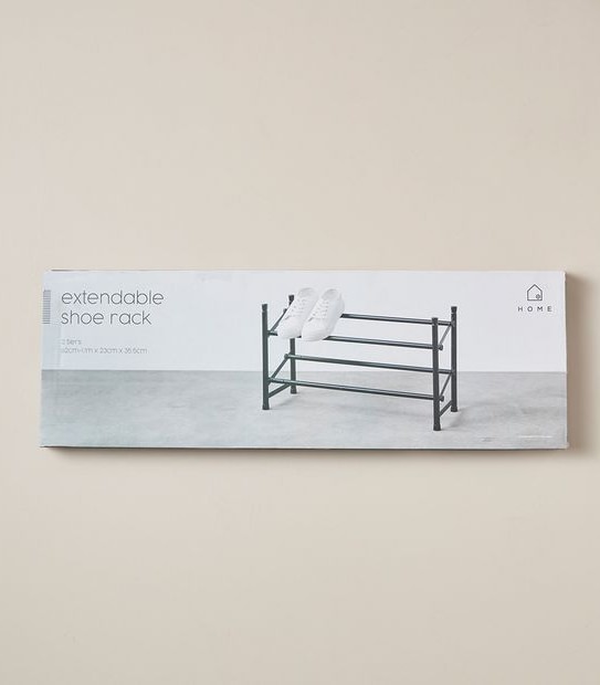 Two Tier Extendable Shoe Rack