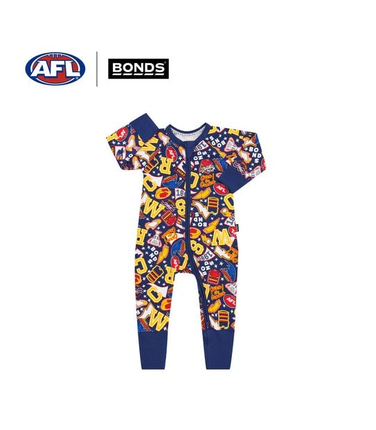 Bonds Baby AFL Adelaide Zip Wondersuit Coverall