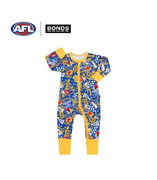 Bonds Baby AFL West Coast Zip Wondersuit Coverall