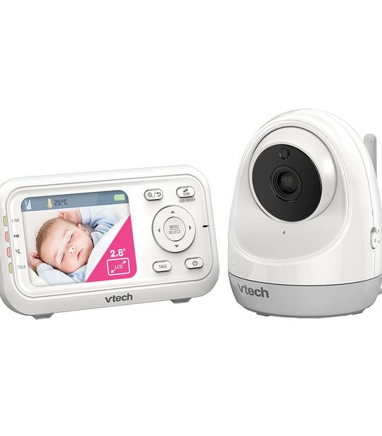 VTech Safe & Sound Full Colour Pan & Tilt Video & Audio Monitor - BM3400