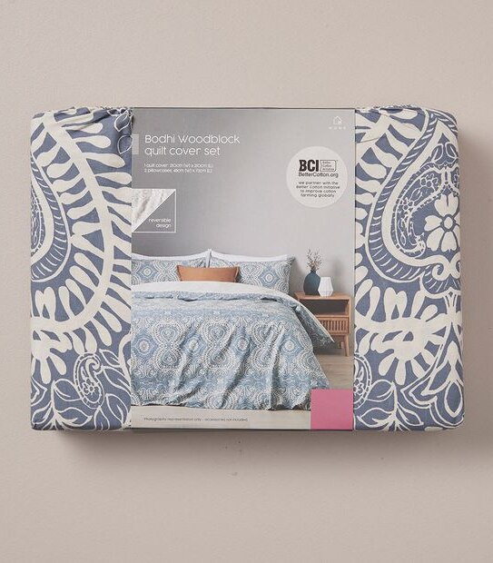 Bodhi Woodblock Quilt Cover Set Target Australia