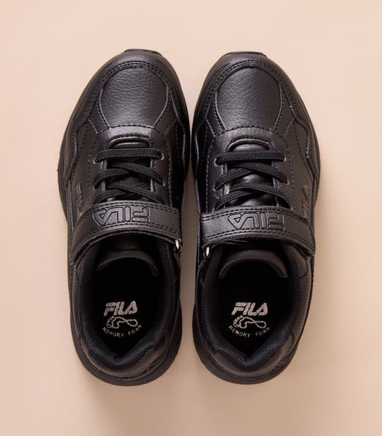 Fila Kids Junior Tortona strap Runners - Black
