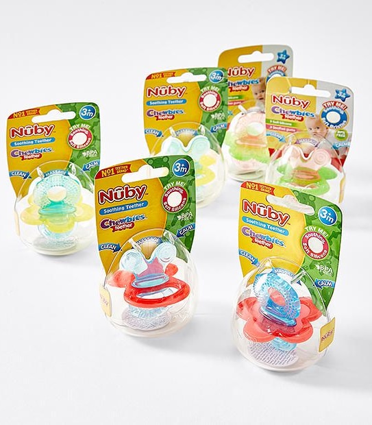 Nûby Chewbies Soft Silicone Teether - Assorted*