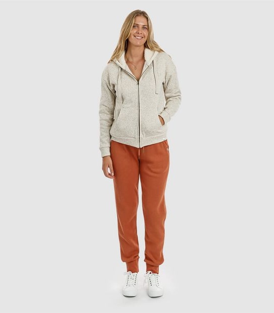 Piping Hot Fleece Lined Zip Hoodie