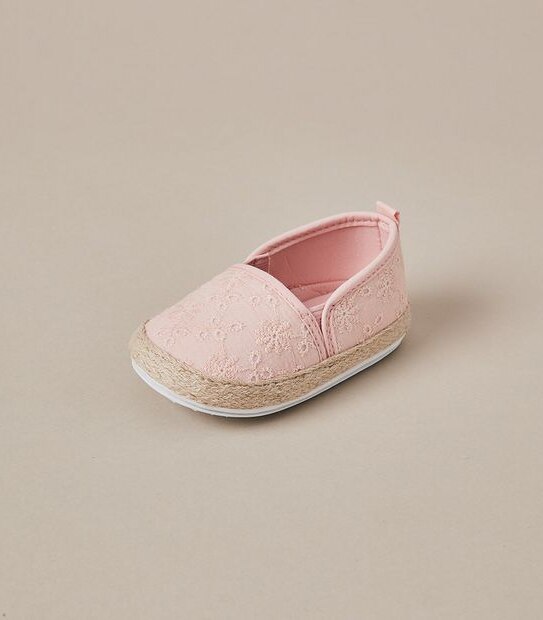 Baby Embroidery Slip On Shoe