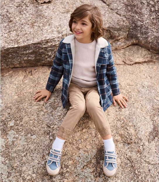 Kids Canvas Double Strap Sneakers