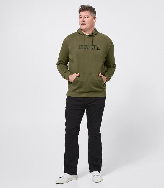 Mr Big Unkown Reality Pullover Hoodie - Khaki