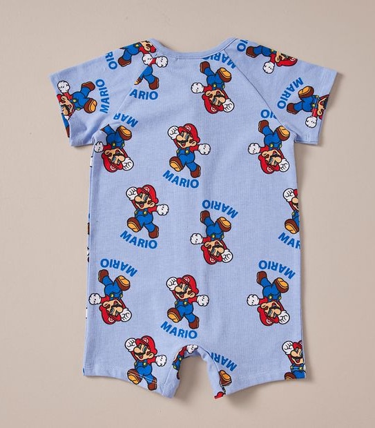 Baby Super Mario Romper