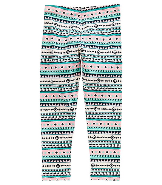 Full Length Aztec Print Leggings