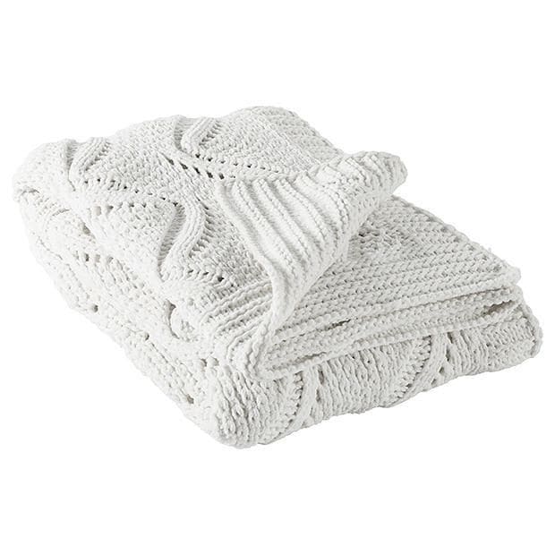 Chunky Cable Knit Throw Cream Target Australia