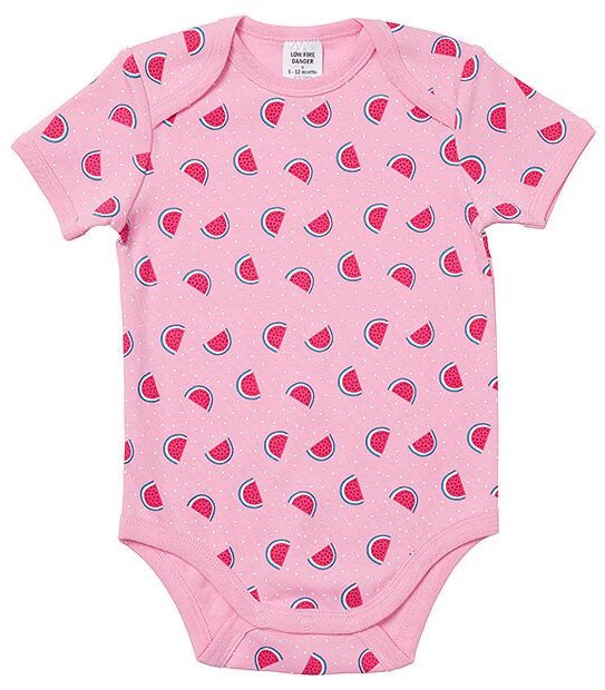 Baby 5 Pack Bodysuits - Watermelon 2 of 5