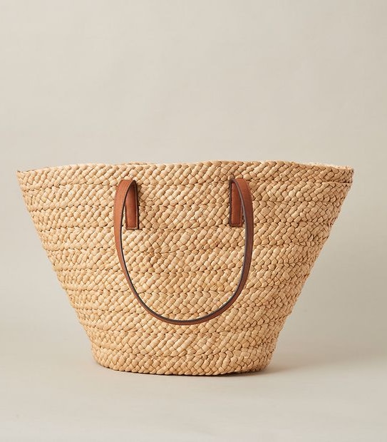 Summer Straw Basket Tote  Bag