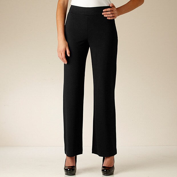 City Dressing Ponte Wide Leg Pants 