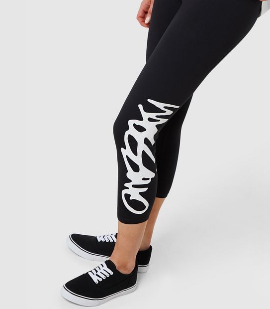 Mossimo Script 3/4 Length Leggings