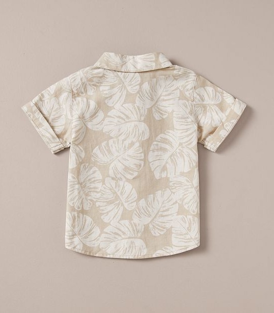 2 Piece Baby Linen Blend Set