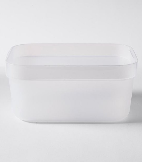 Small Frosted Stackable Storage Container