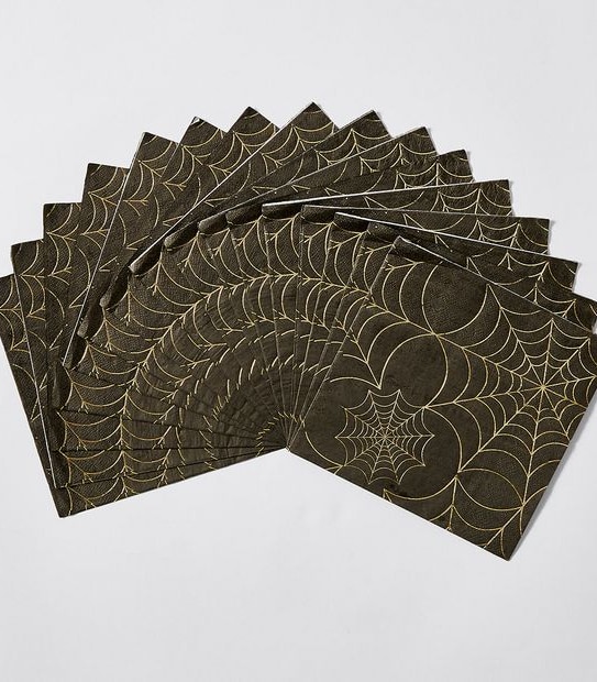 Halloween 16 Pack Spider Napkins