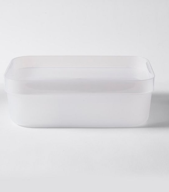 Medium Frosted Stackable Storage Container