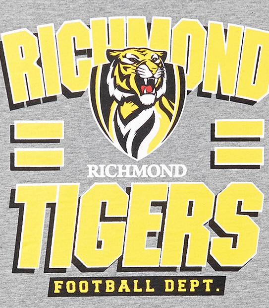 AFL Richmond Tigers Long Sleeve Youth Top 3 of 3