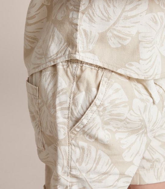 2 Piece Baby Linen Blend Set