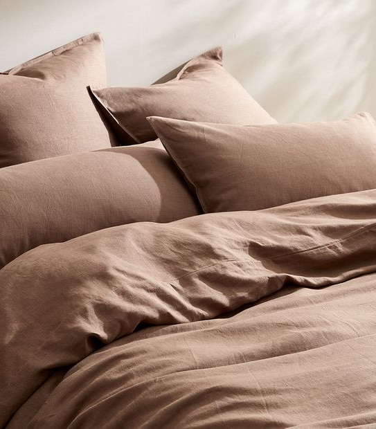 Lilah Linen Quilt Cover Set