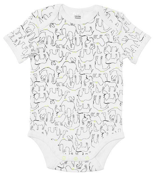 Baby 3 Pack Bodysuits - Safari
