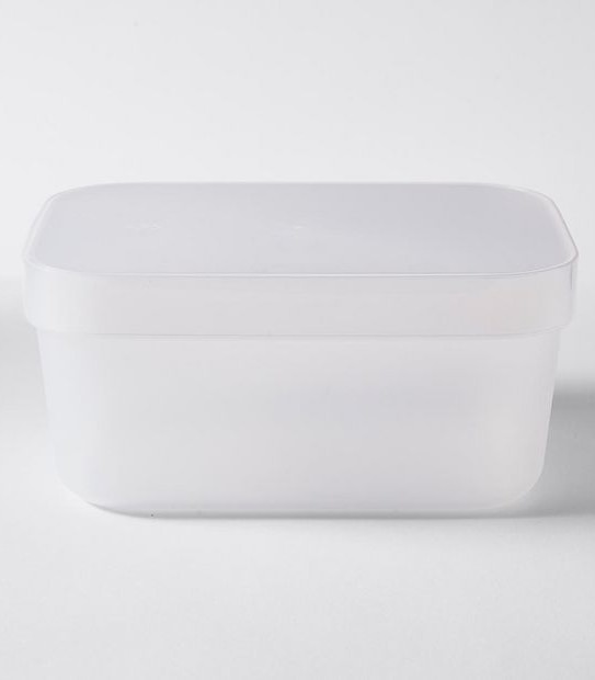 Small Frosted Stackable Storage Container