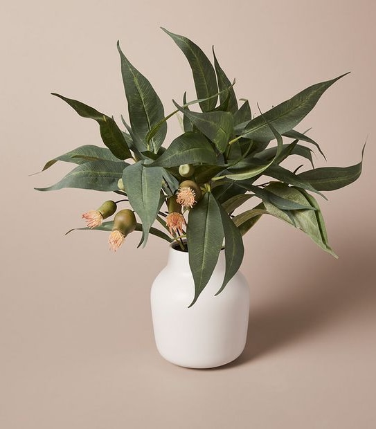 Faux Native Greenery in Vase