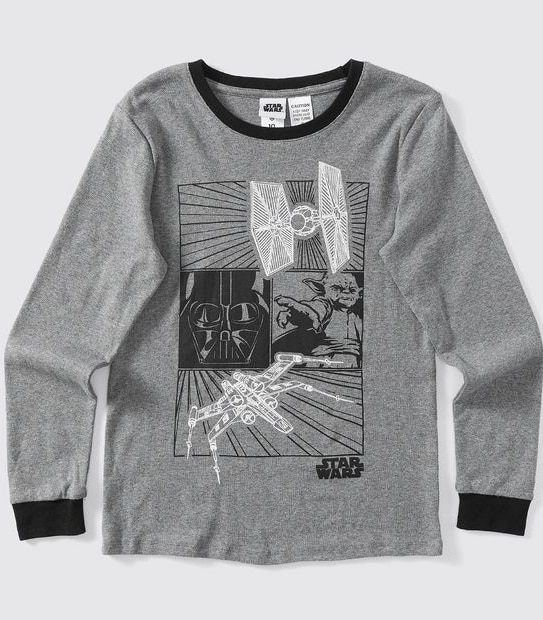 Star Wars 2 Piece Pyjamas - Grey