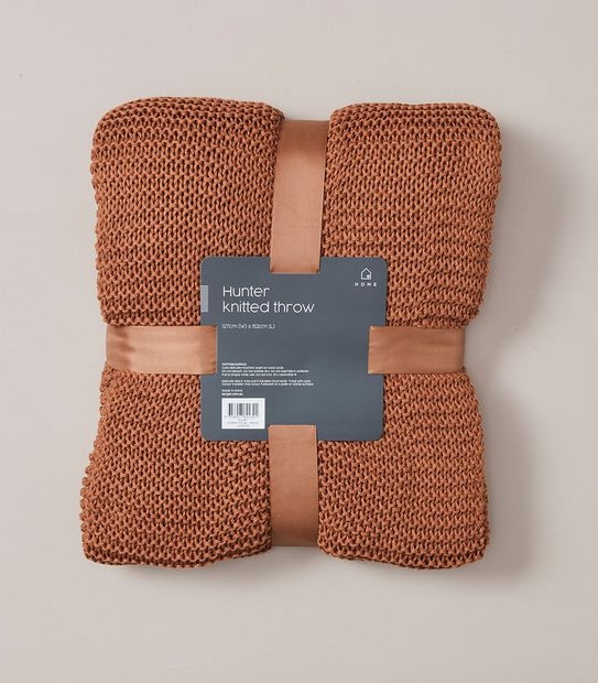 Hunter Knitted Throw