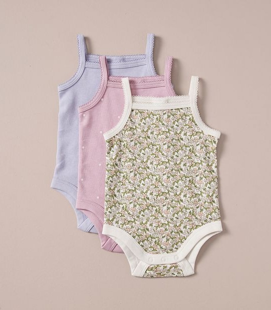 S23 249219_01 G SINGLET PRINT BODYSUIT 3PK FLORAL Target Australia