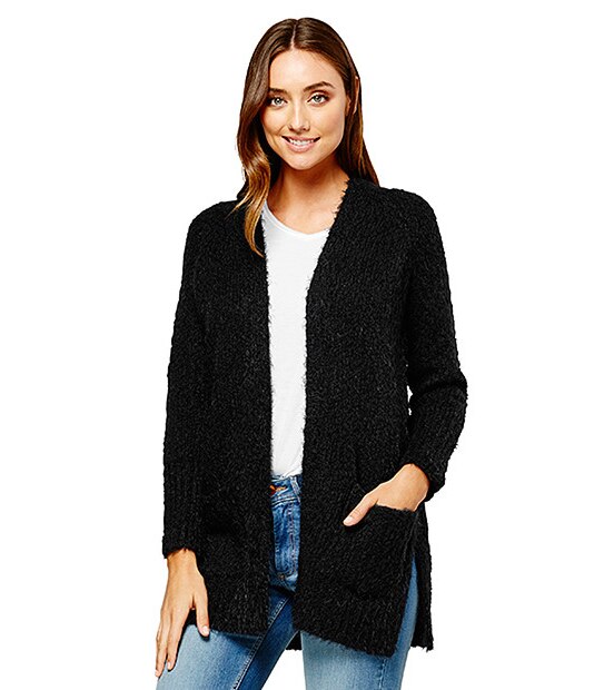 Fluffy Edge to Edge Cardigan