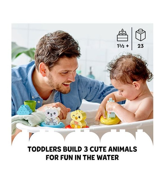LEGO® DUPLO Creative Play Bath Time Fun: Floating Animal Train 10965