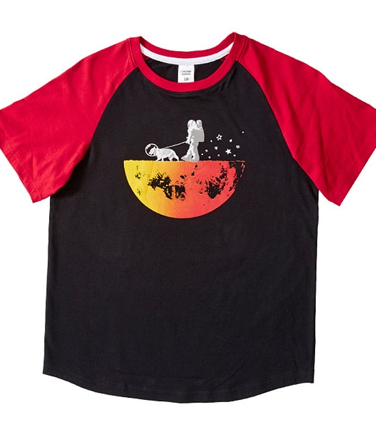 Boys' Moon Sleep T-Shirt - Grey