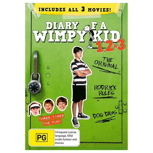 Diary Of A Wimpy Kid 1, 2 & 3 DVD Target Australia