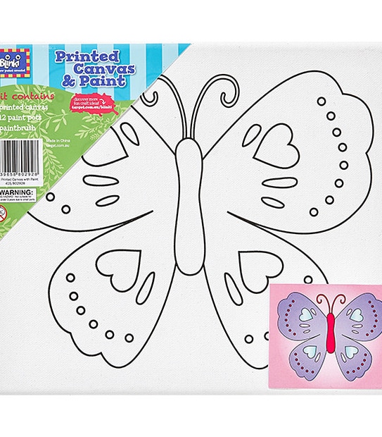 Blinki Paint A Butterfly Canvas Set