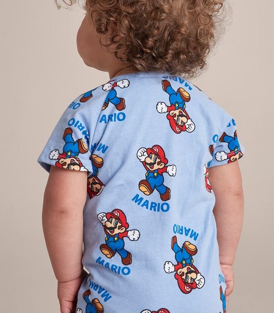 Baby Super Mario Romper