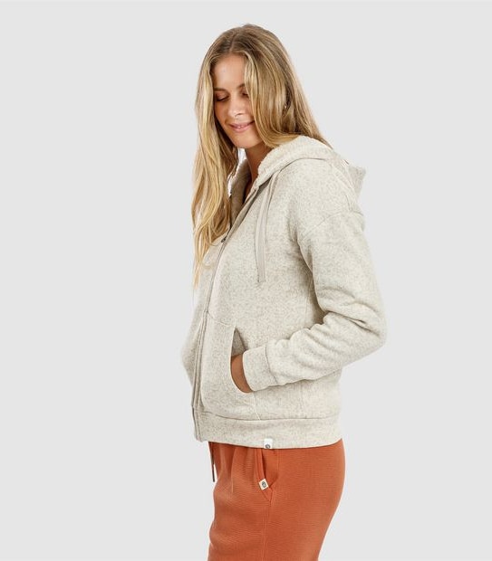 Piping Hot Fleece Lined Zip Hoodie