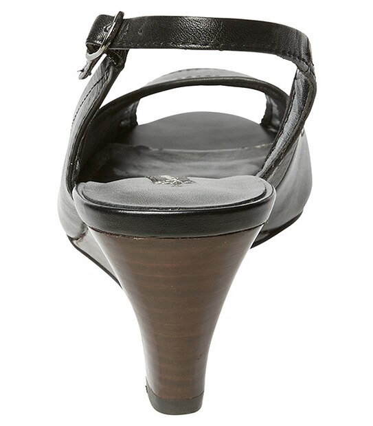 Victoria Leather Wedges