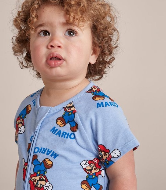 Baby Super Mario Romper