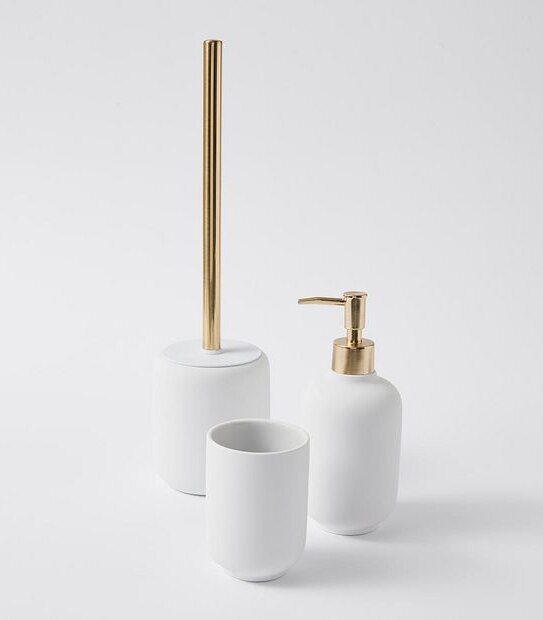 Sabina Ceramic Toilet Brush Holder