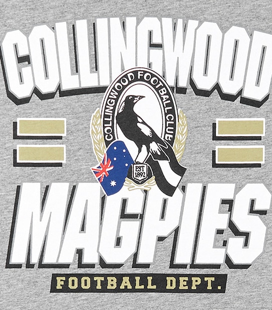 AFL Collingwood Magpies Long Sleeve Youth Top