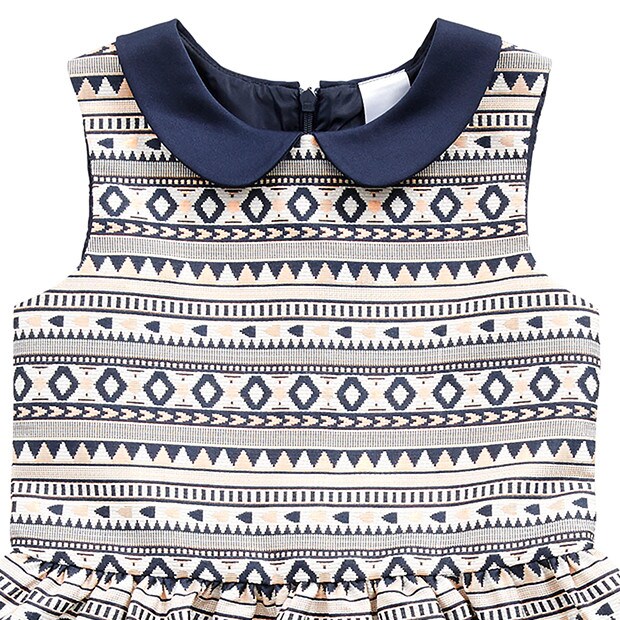 Robe De Soirée Sans Bretelles Windsor, Design Aztec, Taille Small - Occasion Très Bon état