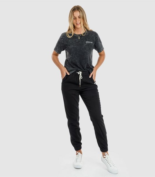 Piping Hot Chambray Jogger Pants