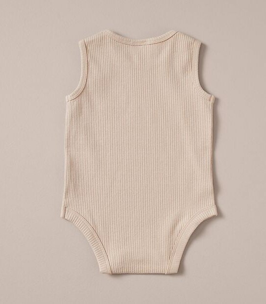 S23 246342_02 UNI SL RIB 5PK BODYSUIT OLIVNTE/BRWN